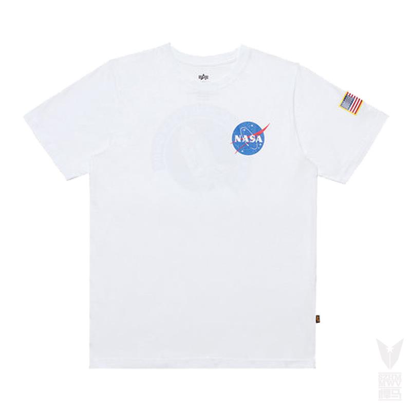 Alpha NASA聯名圓領T恤男女 logo tee 潮牌短袖T恤